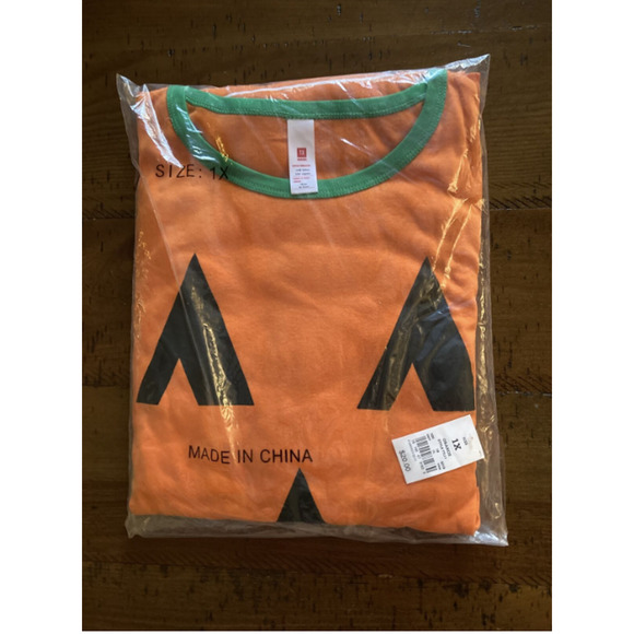 NEW Women's Plus Size Halloween Pumpkin Matching Family Pajama Set - Size 1X - Picture 8 of 8